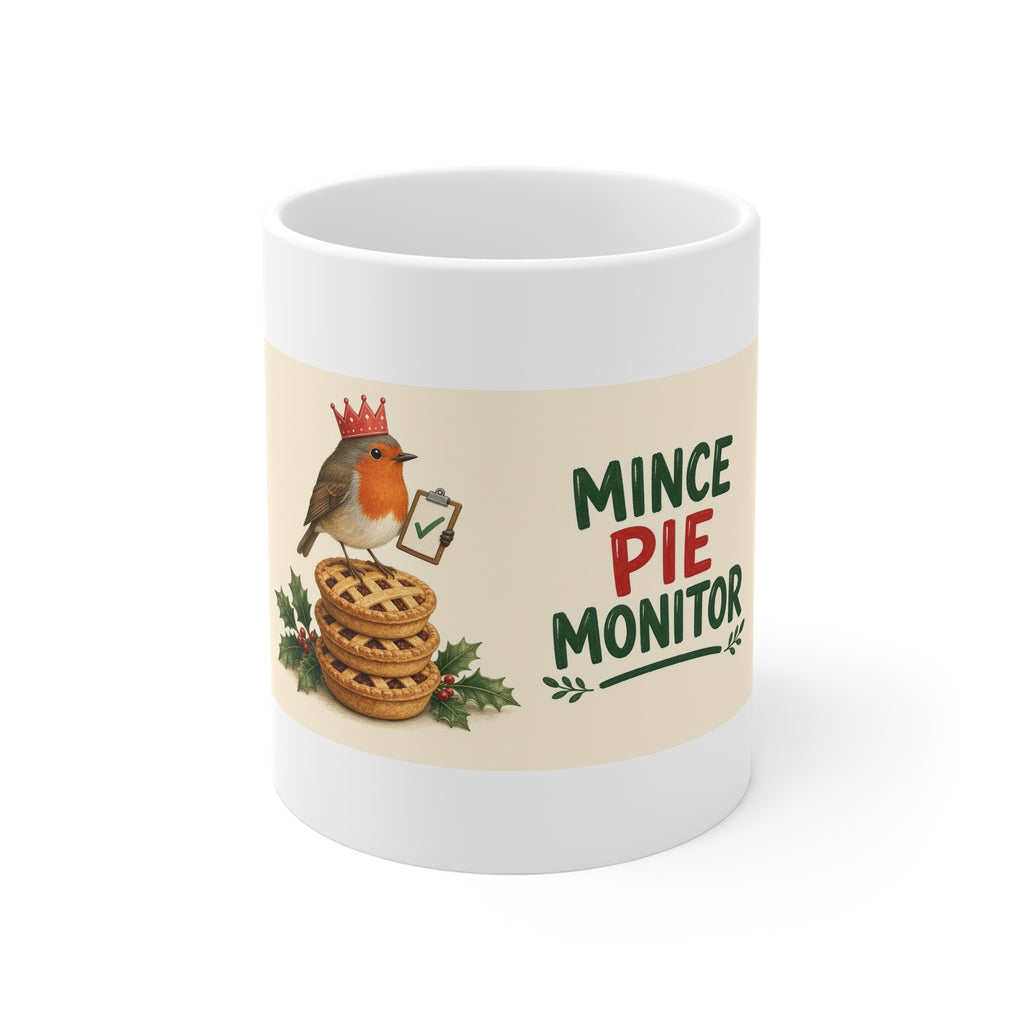 Mince Pie Monitor Ceramic Mug