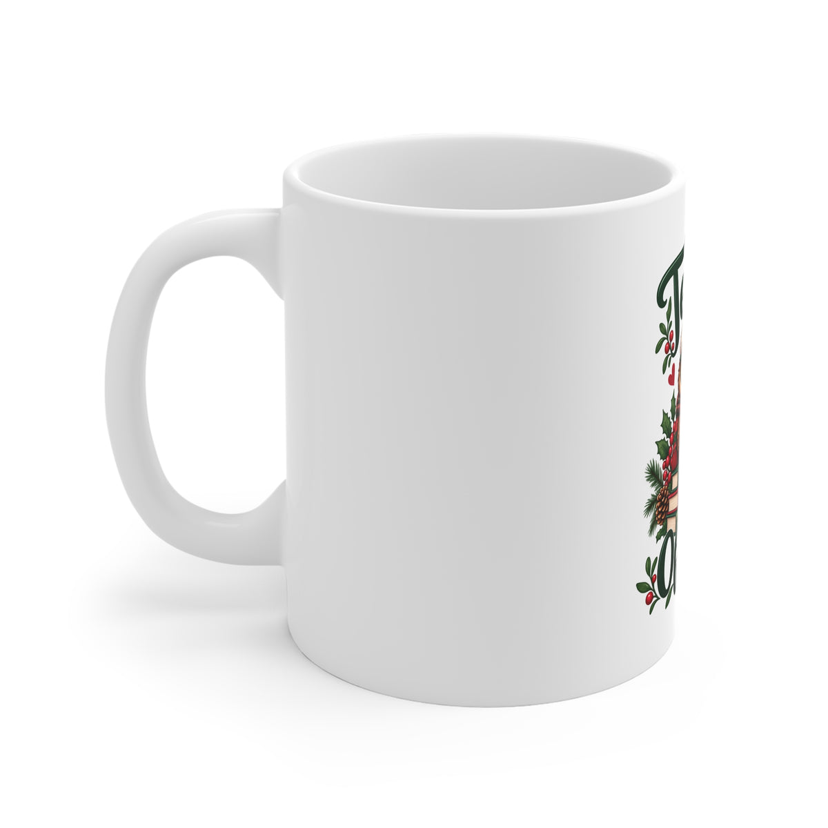 Teacher Off Duty Christmas Ceramic Mug — additional product view 2
