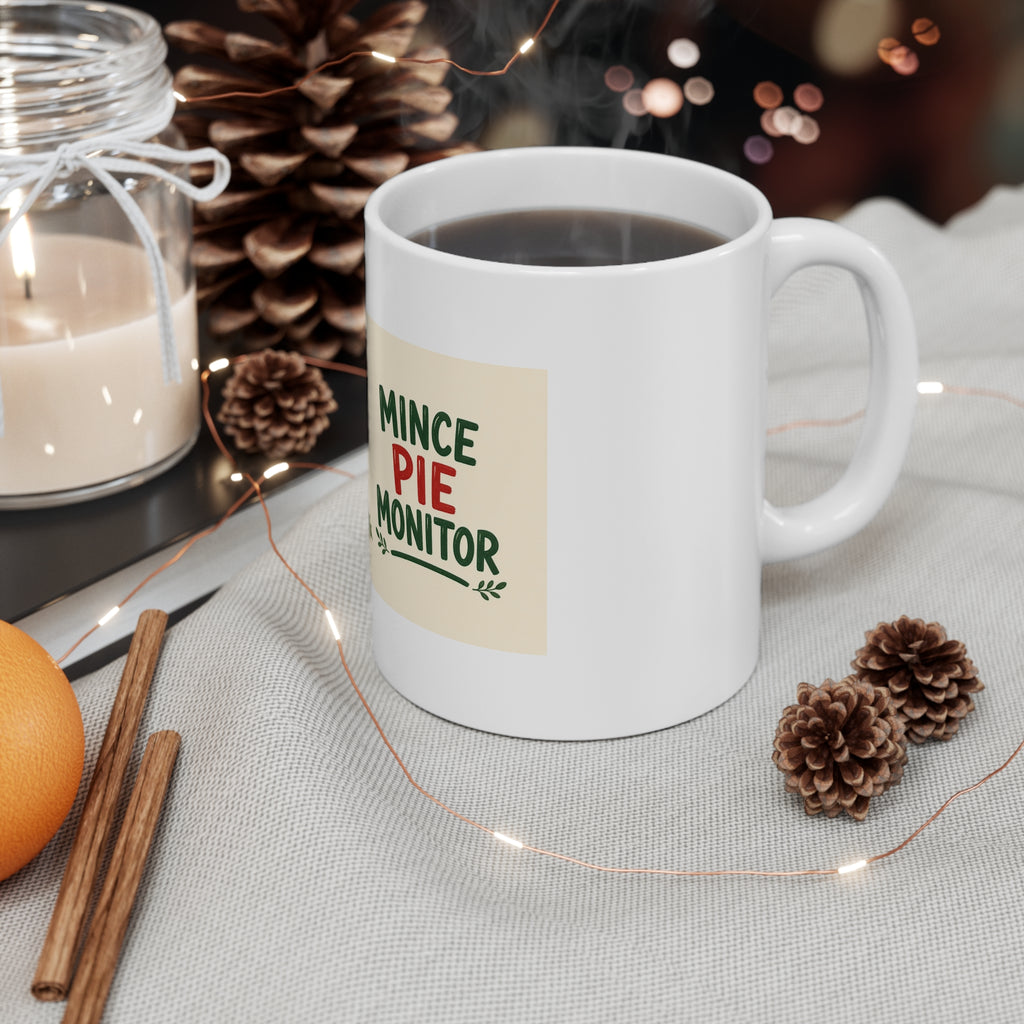 Mince Pie Monitor Ceramic Mug