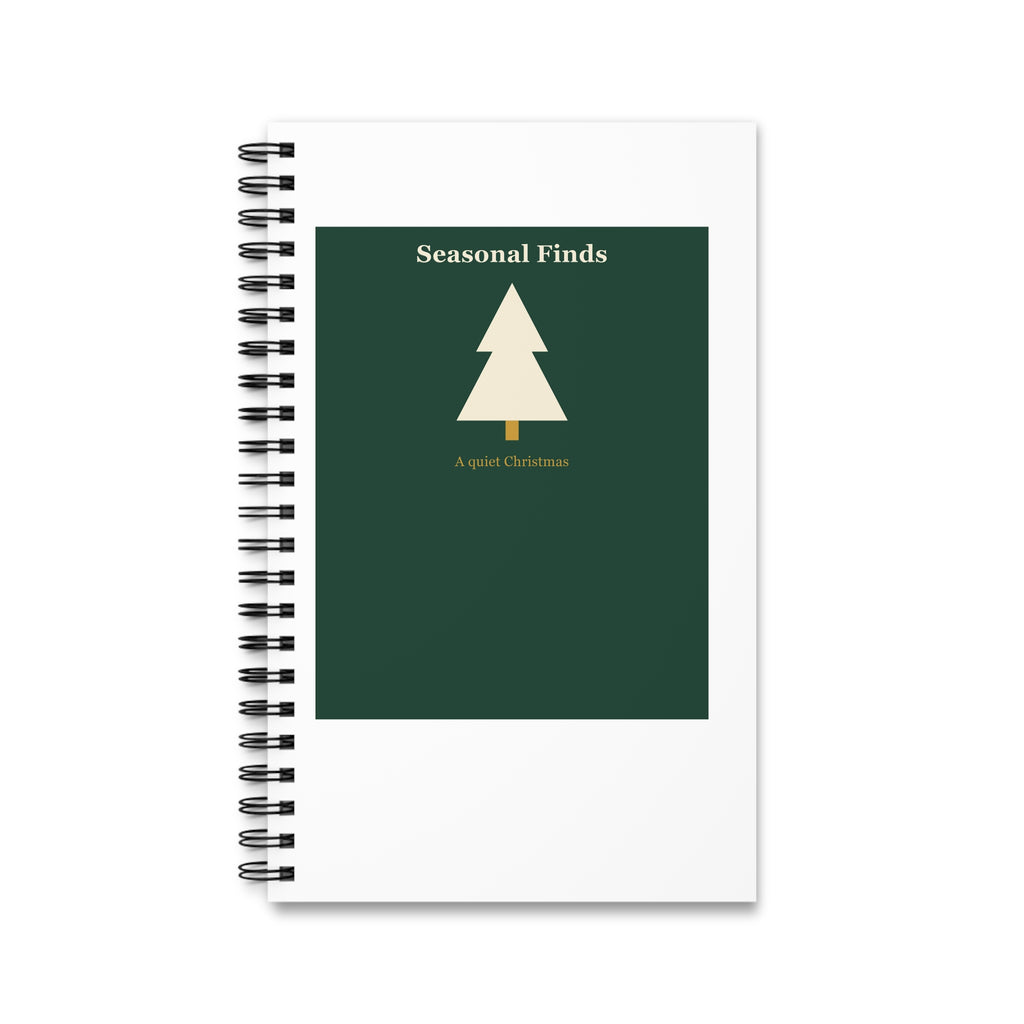 A Quiet Christmas Spiral Journal
