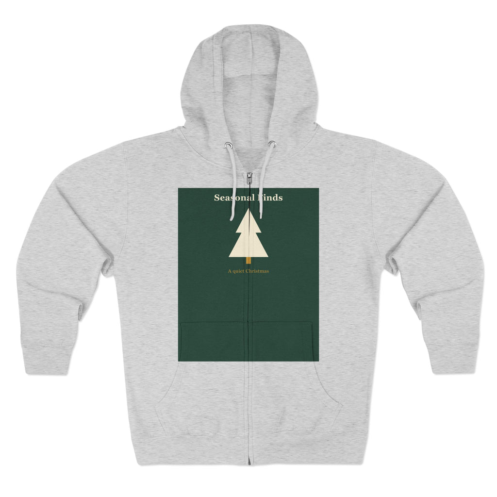 A Quiet Christmas Zip Hoodie