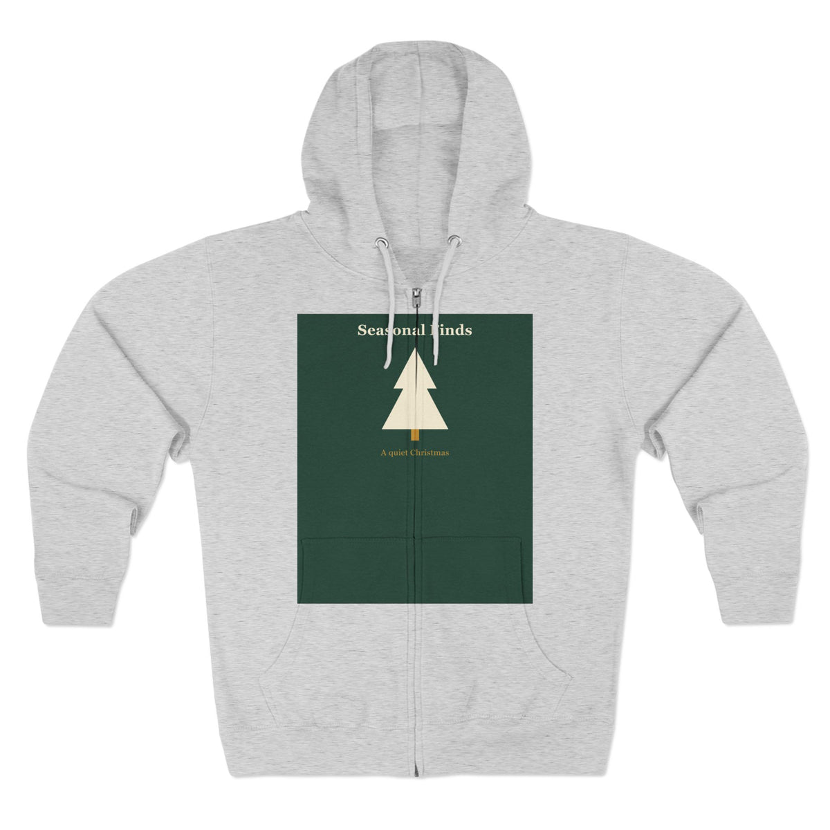 A Quiet Christmas Zip Hoodie