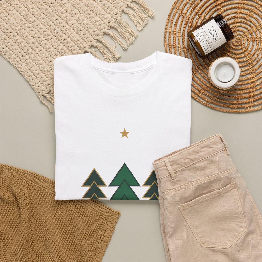 Geometric Christmas Tree T-Shirt