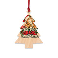 Festive Chaos Coordinator Wooden Ornament