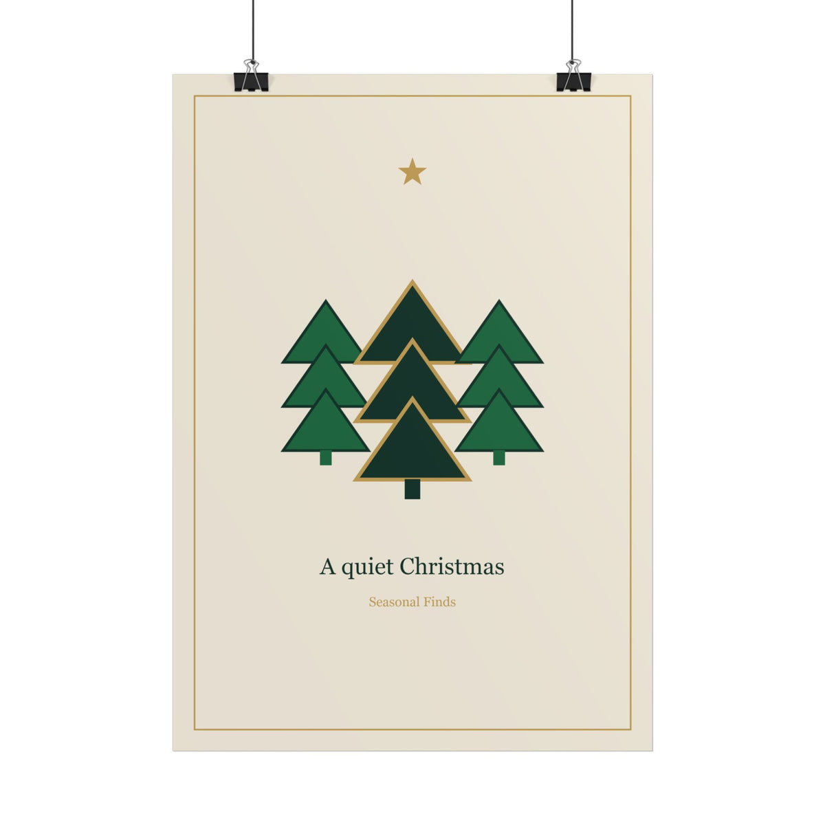 A Quiet Christmas Poster
