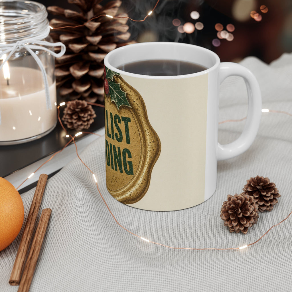 Nice List Pending Ceramic Mug