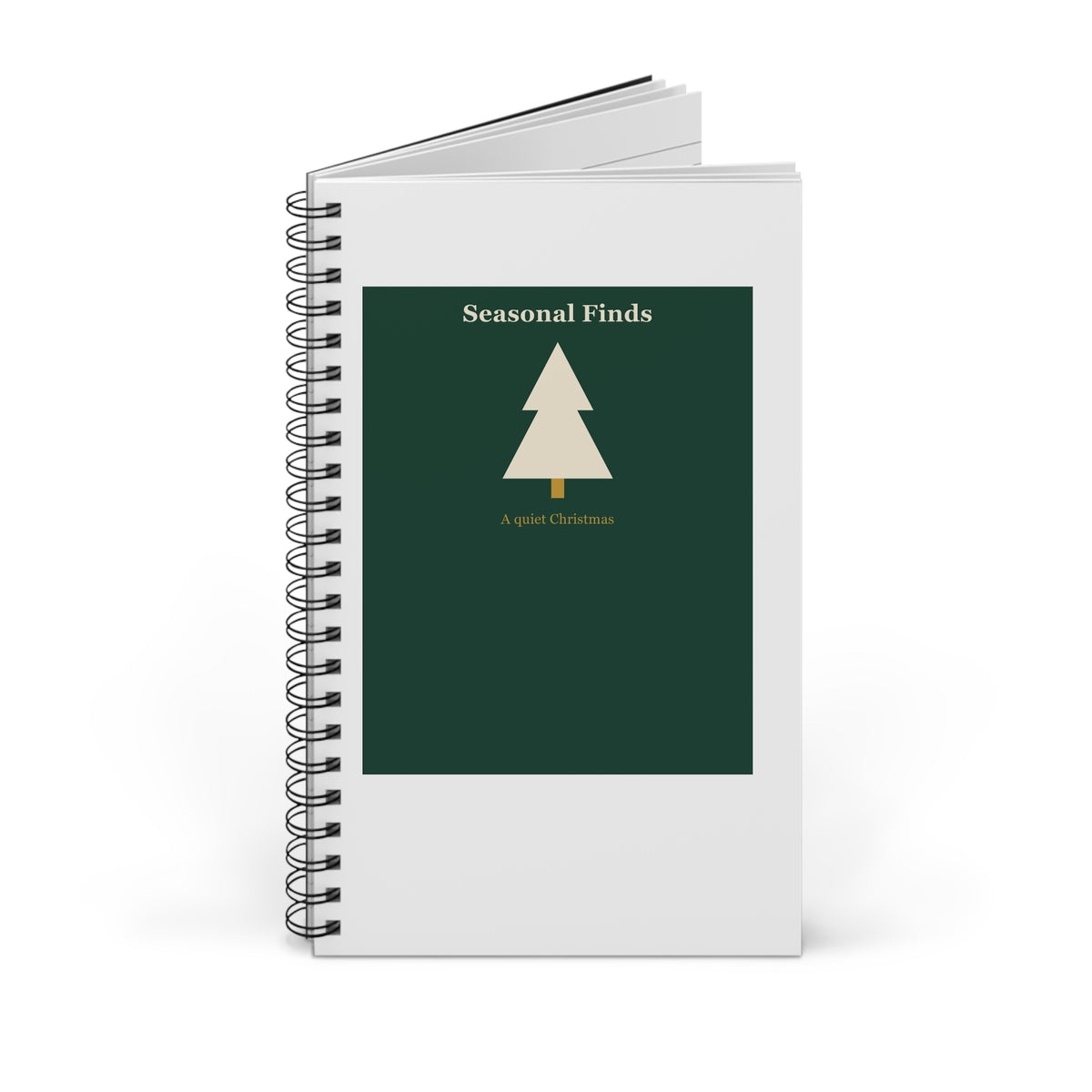 A Quiet Christmas Spiral Journal
