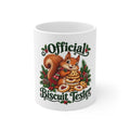 Official Biscuit Tester Christmas Ceramic Mug — front product mockup