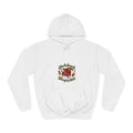 Dachshund Through the Snow Christmas Hoodie — front product mockup
