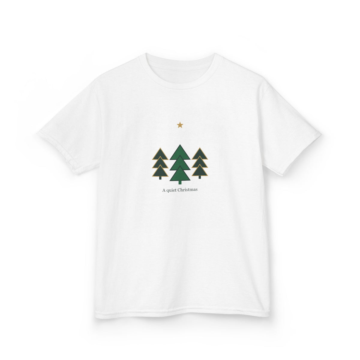 Geometric Christmas Tree Kids T-Shirt