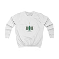 Geometric Christmas Tree Kids Sweatshirt