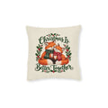 Christmas Is Better Together Fox Cushion — front product mockup