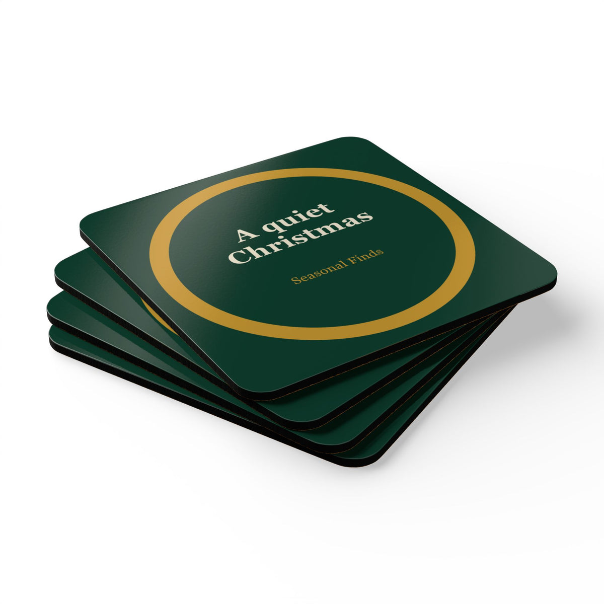 A Quiet Christmas Coaster Set