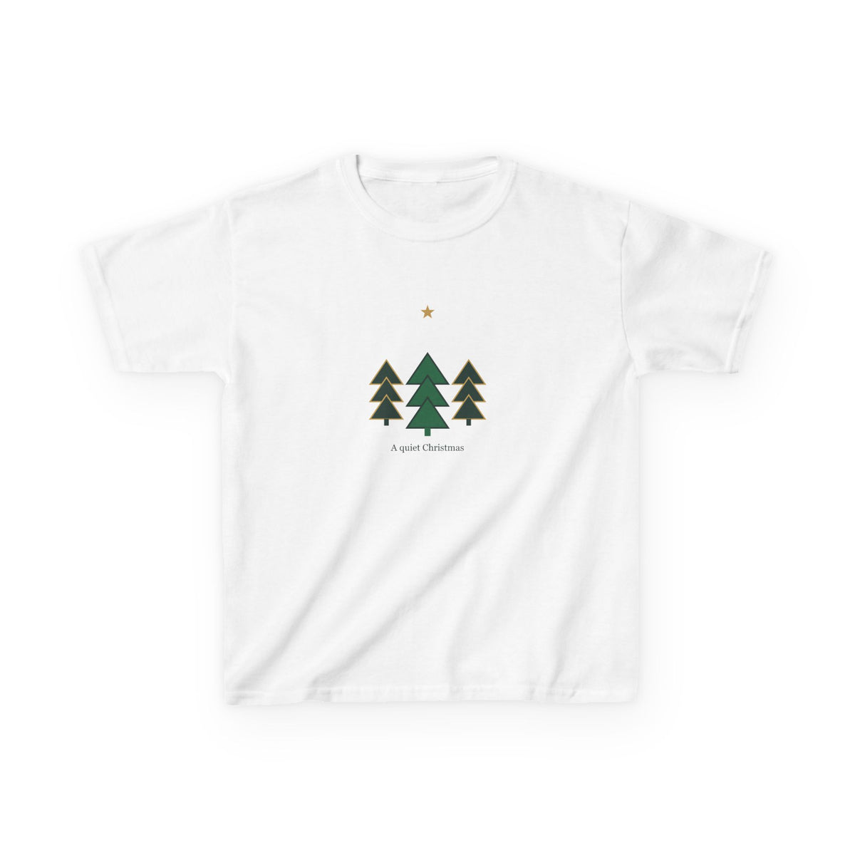 Geometric Christmas Tree Kids T-Shirt