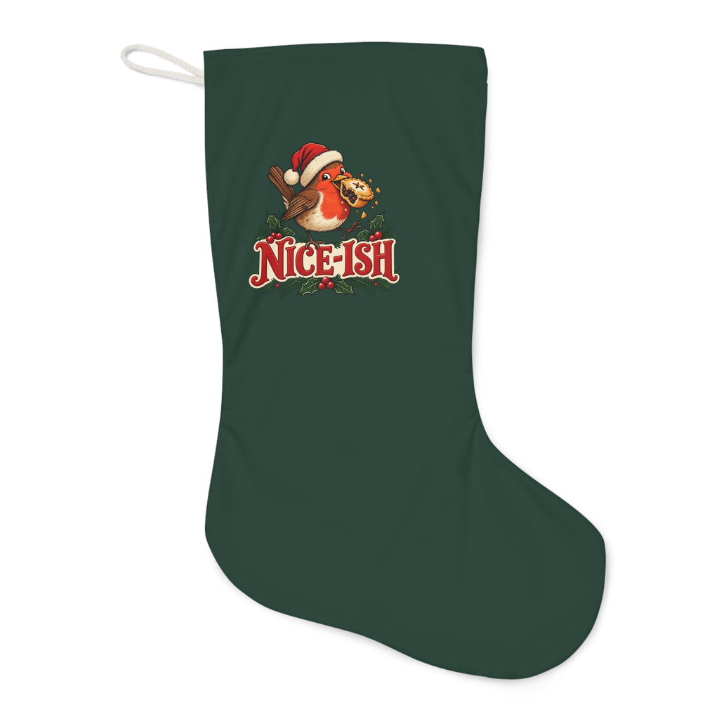 Nice-ish Robin Christmas Stocking