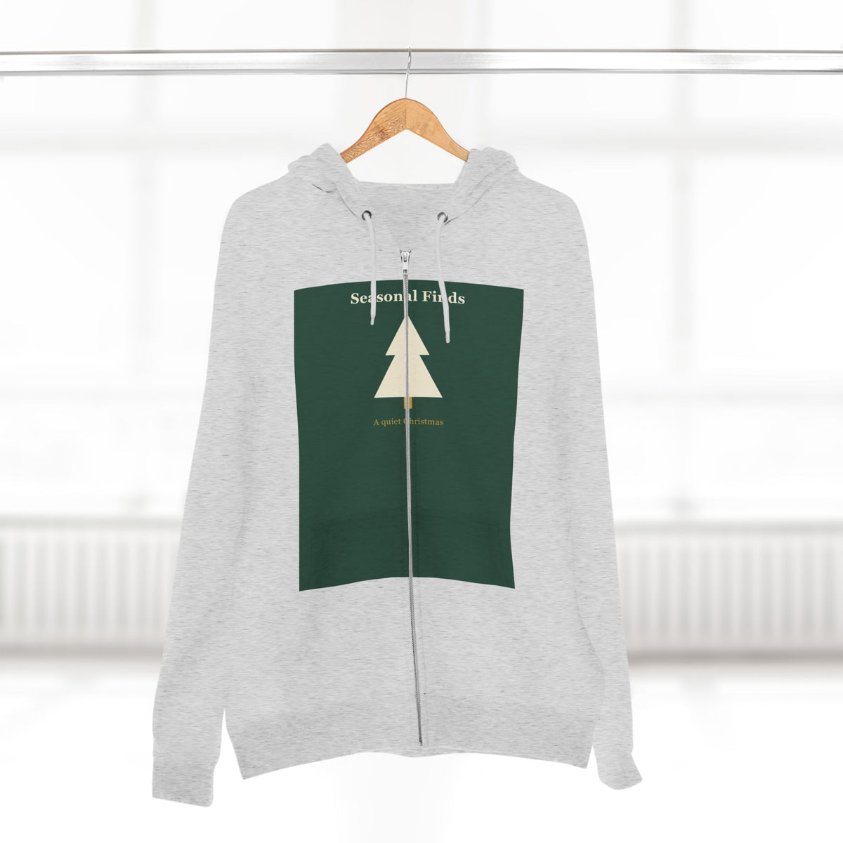 A Quiet Christmas Zip Hoodie